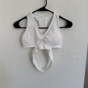 Alphalete White Sports Bra